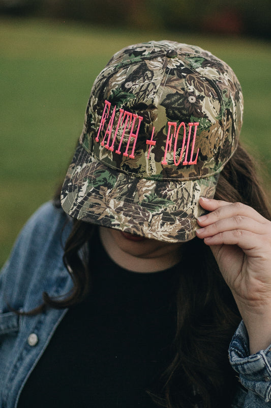 Pre-Order Faith + Foil Camo Hat